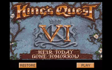 King's Quest VI - Heir Today, Gone Tomorrow_Disk1 screen shot title